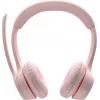 Logitech 981-001412 headphones/headset Wireless headband Office/Call center Bluetooth Rose
