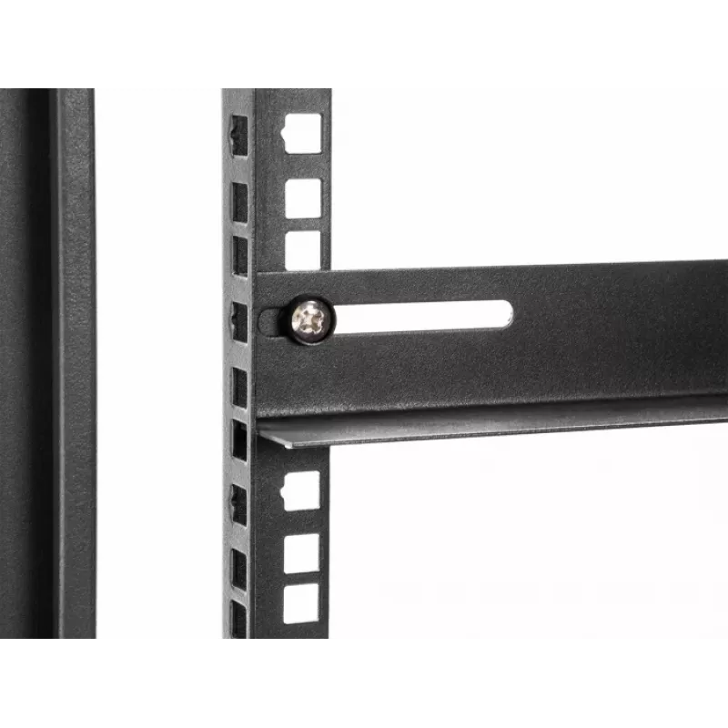Delock 19 inch Rack Mounting Bracket 450 x 40 mm, 2 Pieces, Black Metal