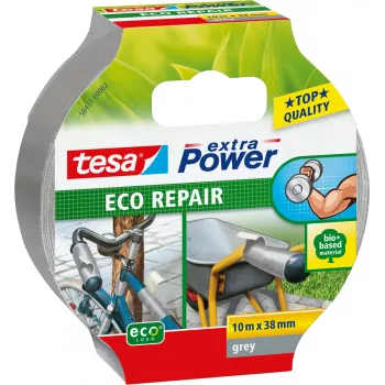 Tape TESA ECO REPAIR 10 m Fiber Rubber Grey