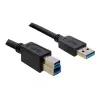 USB Hub DeLOCK 4 Port 5000 Mbit/s Black White