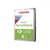 Toshiba S300 Surveillance 3.5 Internal Hard Drive SATA 6GB/s - 6TB, 5400RPM