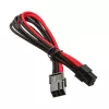 SilverStone 6-Pin-PCIe to 6-Pin-PCIe Cable 250mm - black/Red