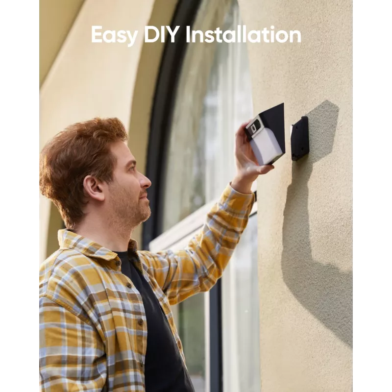 Anker Innovations Eufy Solar Wall Light Cam S120 - Network Surveillance Camera - weather-resistant - Colour (day/night)