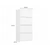 ALMA WHITE CHEST OF DRAWERS