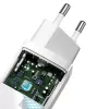 Charger Baseus CCGAN2L-B02 Indoor AC Fast Charging 20V 1xUSB 1xType-C White