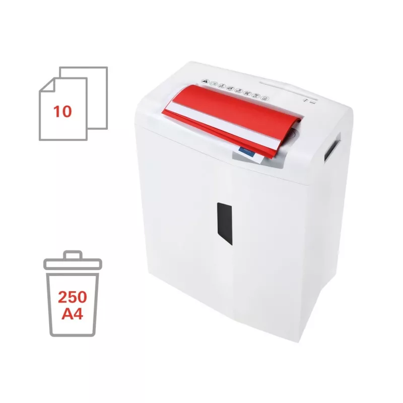 HSM shredstar X10 document shredder, 4.5 x 30 mm + separate CD-cutting mechanism