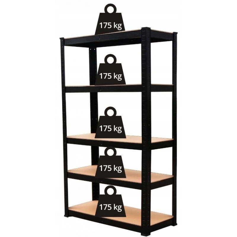 Topeshop Storage Rack P9040 garden tool storage rack Freestanding Galvanized steel, MDF