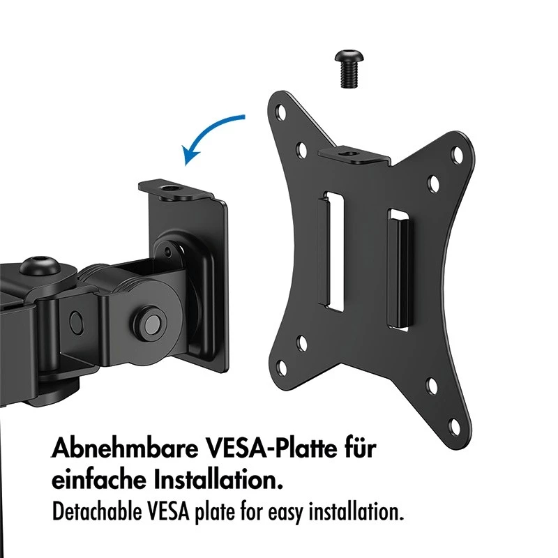 Monitor mount 17-32, 9 kg max., black