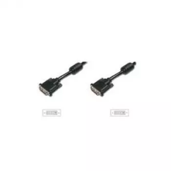 DVI cable Digitus DK-320101-020-S 2 m DVI-D Black