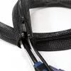 LOGILINK KAB0047 LOGILINK Flexible Cable Organizer with Zipper, Black 2m