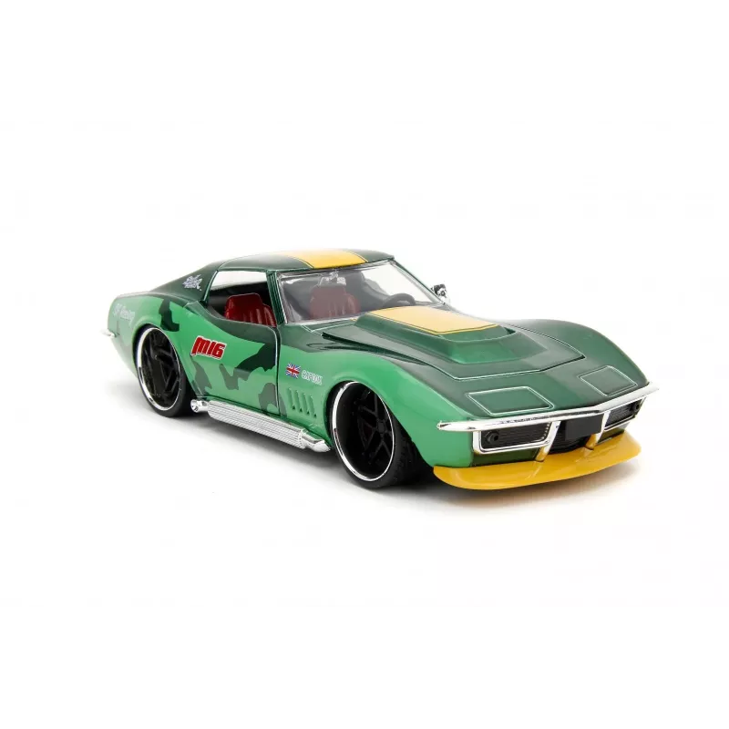 Car Jada Toys Street Fighter 1969 Chevrolet 1:24 Metal Green