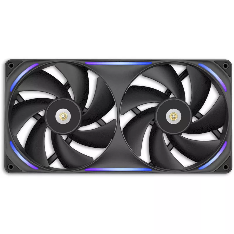 Computer case fan NZXT F280X 140 mm Black, 1 pcs, 280 × 140 × 30 mm