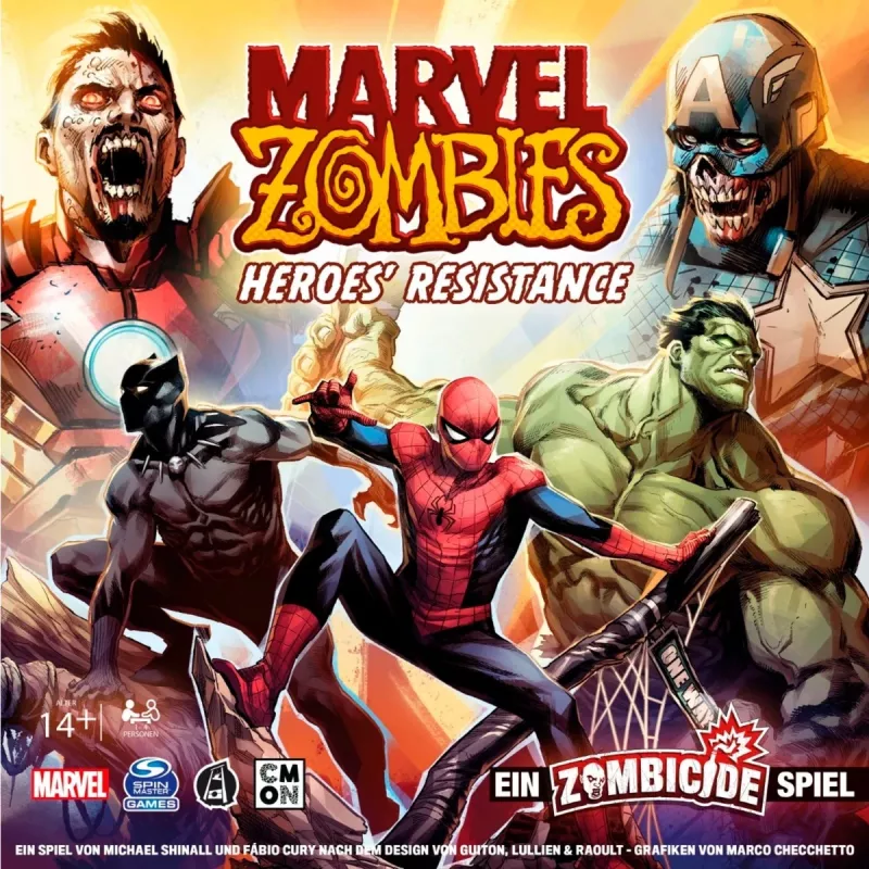 Board game Asmodee Marvel Zombies Heroes' Resistance — cooperative miniatures Zombicide crossover