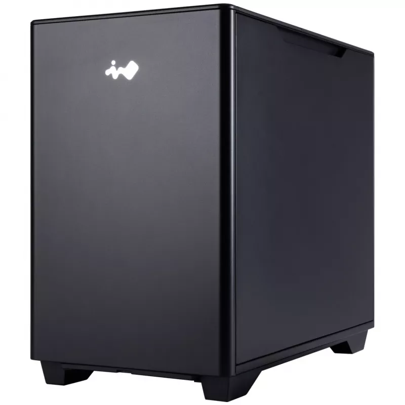 InWin A3 Mini-Tower Tempered Glass - black