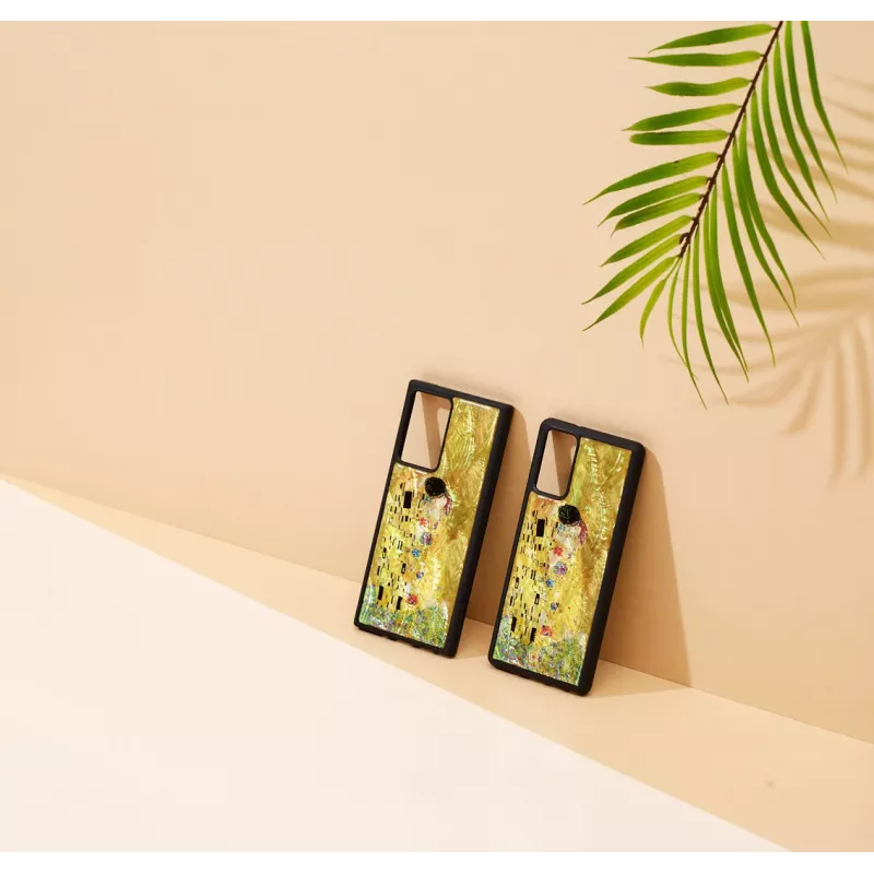 Protective case iKins for Samsung Galaxy Note 20 — black kiss design