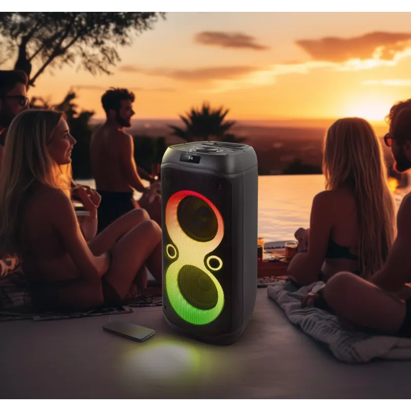 Muse M-1937 DJ portable/party speaker Black 600 W