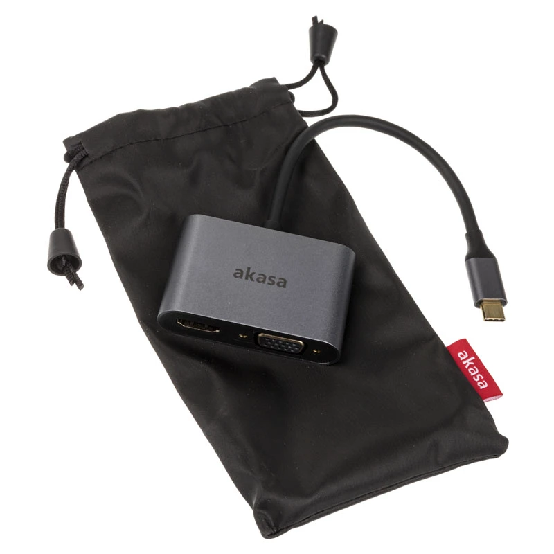 Adapter USB Type-C Akasa AK-CBCA23-18BK