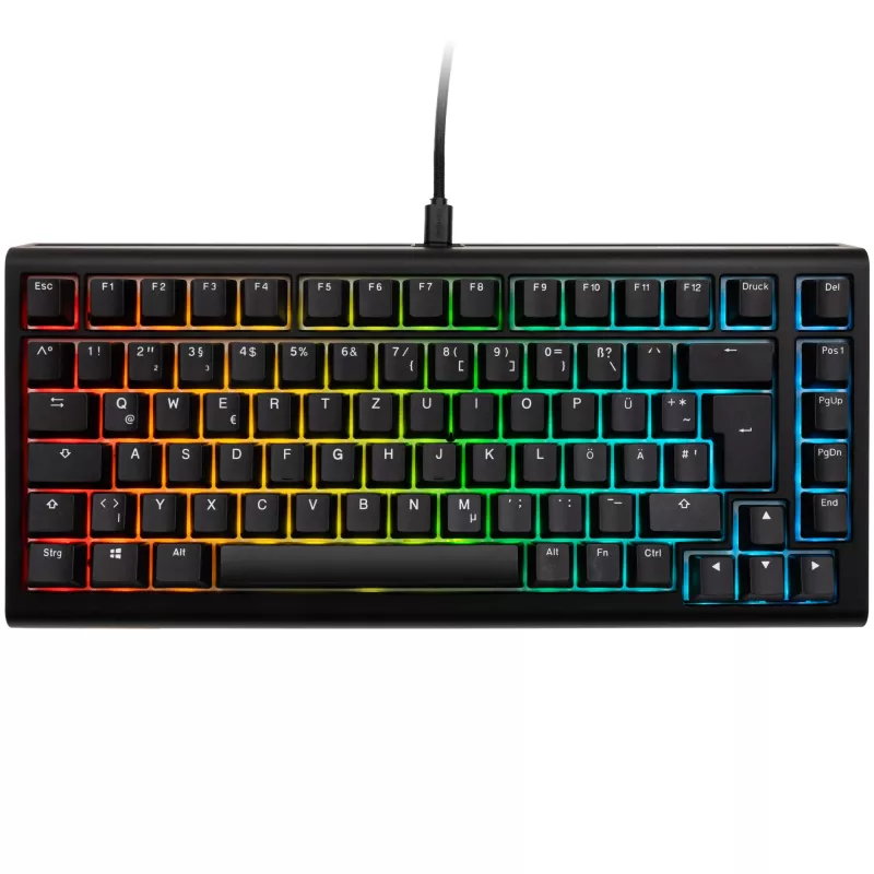 Ducky Tinker 75 keyboard Gaming USB German Black