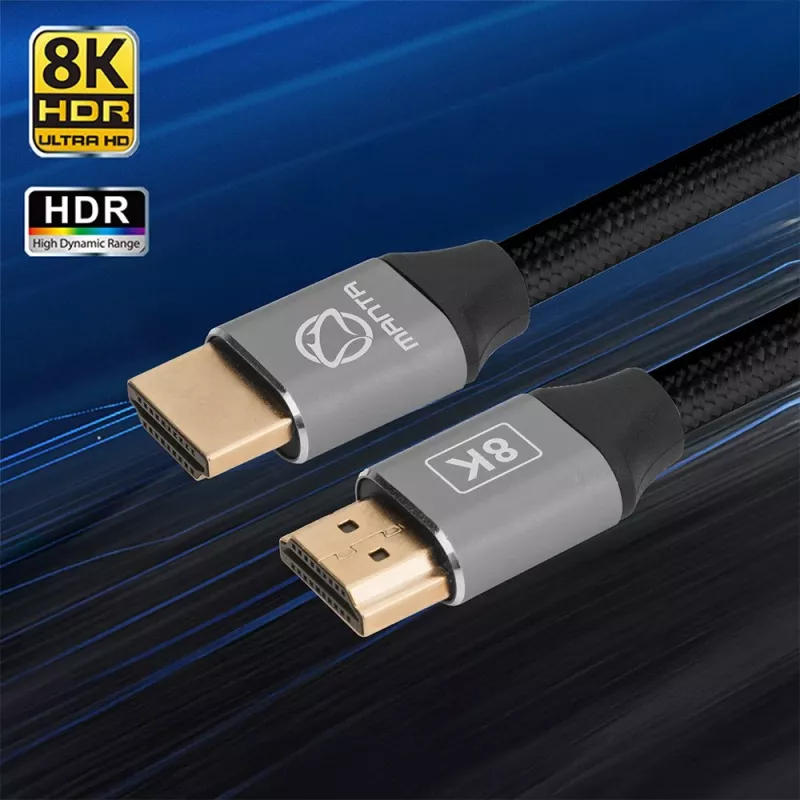 HDMI cable MANTA HDMI-3MC 3 m — supports up to 8K resolution