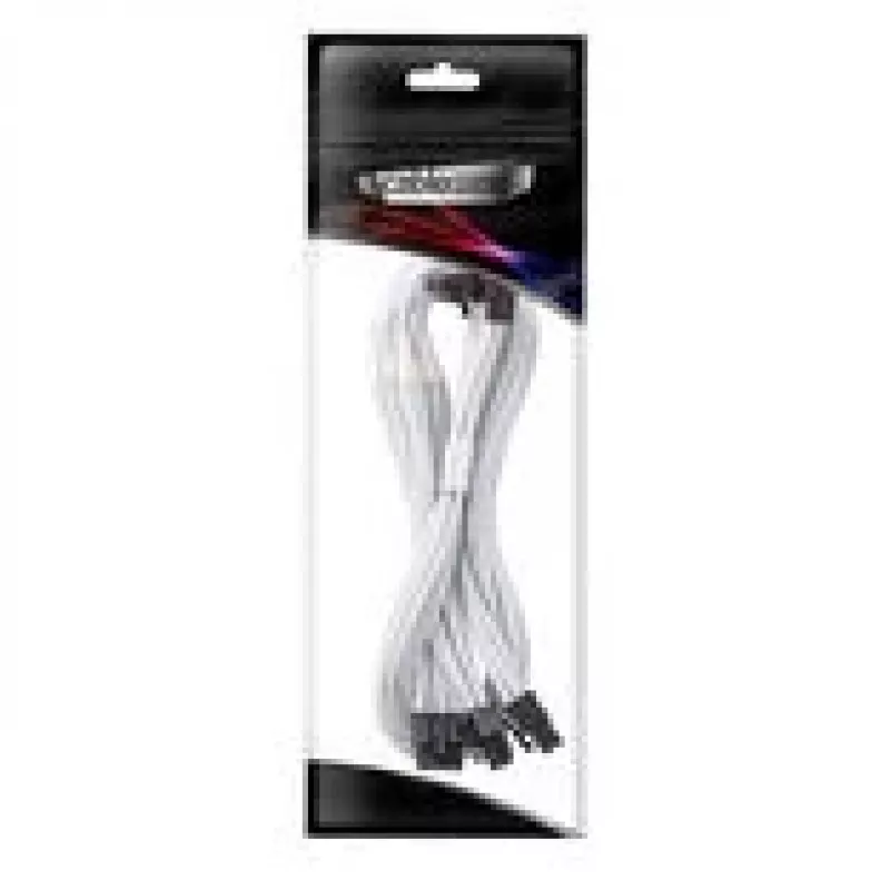CableMod C-Series Pro Connection Cable - Variant B, 90°, 16-Pin to 3x8-Pin PCIe, white