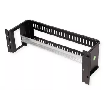 ROLINE 19 inch DIN Rail Carrier 3U 133x482x123 mm Black