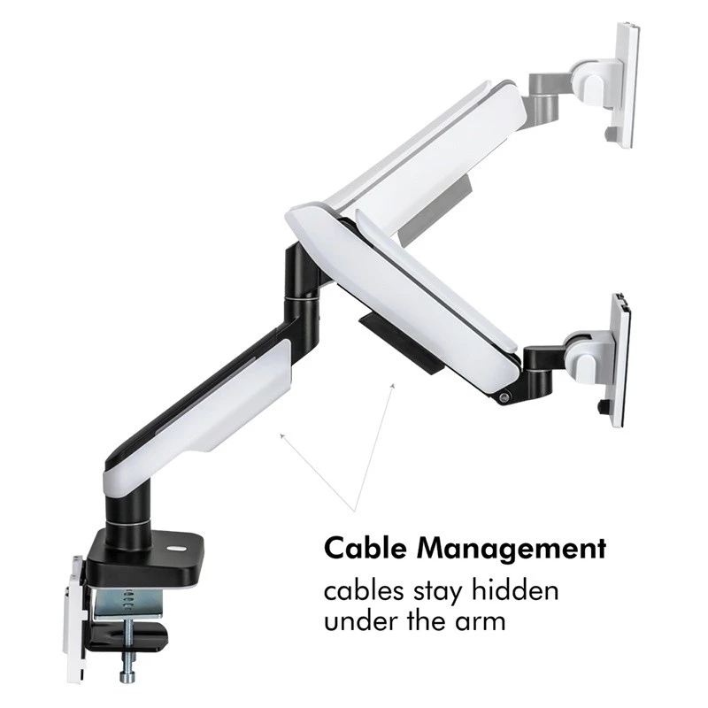 Monitor mount, 17-49 inch gaming, gas spring