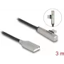 DeLOCK USB 2.0 Cable Type-A male to Type-C male angled 3m 60W