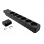Power strip ProXtend KIT6-0B 6-way with surge protection, 6 sockets, cable-less kit