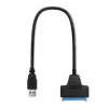 Adapter QOLTEC 51855 — external M.2 NVMe/NGFF to USB 3.0 adapter, 10 Gb/s, for 2.5 inch/M.2 drives, black