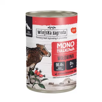 Wet dog food wiejskazagroda Monoprotein Line Turkey with lamb 800 g, 76.9% moisture, 11.2% protein