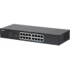 Dahua Technology S3016-16GT network switch Unmanaged L2 Gigabit Ethernet (10/100/1000) Desktop/Wall-Mounting Black