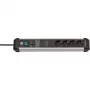 Power Extension Brennenstuhl 1391010400 3m 4 AC Outlets Indoor Black Silver