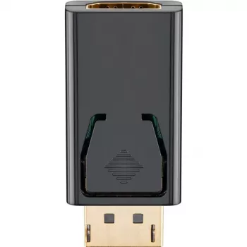 Wentronic Goobay DisplayPort zu HDMI Adapter 1.1, HDMI Standard-Socket (Type A) - HDMI Standard-Socket (Type A) > DisplayPort-Plug (51719)