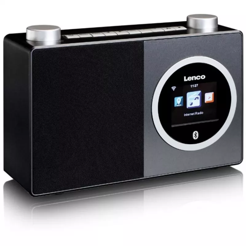 Lenco DIR-70 - Network-Audio-Player - 3 Watt (total) - Black (DIR-70BK)