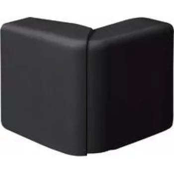 Hager Tehalit SL Outer Corner VDI SL20055, graphite black RAL 9011 adjustable, 83° - 135°, Material: PC/ABS Halogen-Free (SL2005539011)