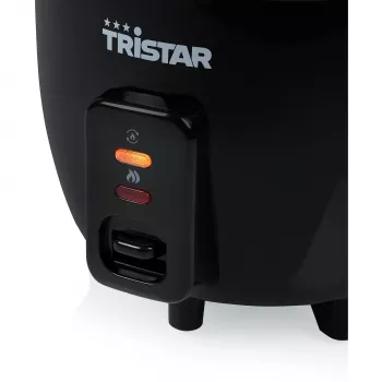 Rice cooker Tristar RK-6141, 0.6 L capacity, 300 W, black, button controls