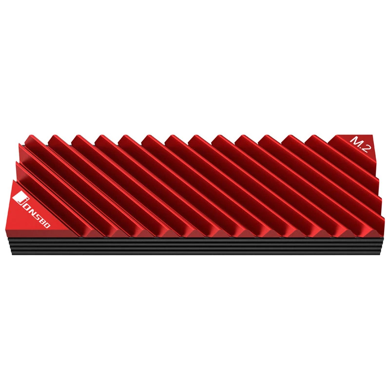 Heatsink/Radiator Jonsbo M.2-3 RED Black Red 24.4mm 73mm 9.6mm