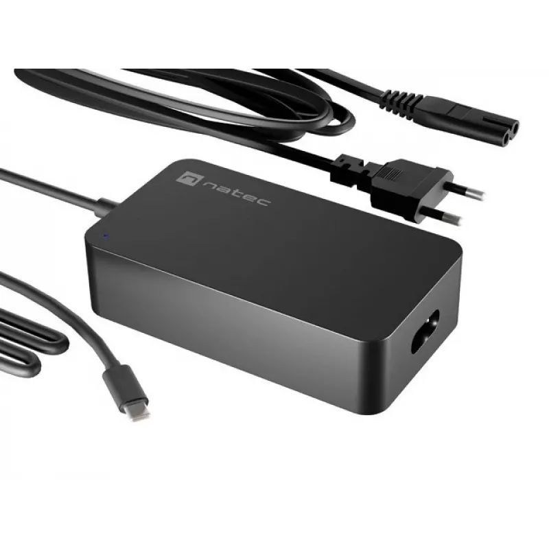 NATEC Grayling USB-C 45W power adapter Universal Black