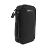 Cable organiser pouch Tellur TLL193011 — compact travel case for chargers, cables, adapters, black