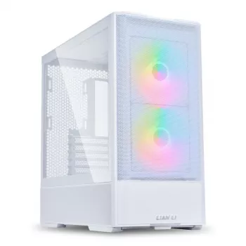 MidiTower PC case Lian Li LANCOOL 207 — white, transparent panel, supports ATX/MicroATX/MiniITX, no PSU