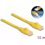 DeLOCK RJ45 Cable Cat.6A U/UTP Fast Tracing 10 m Yellow