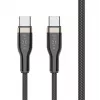 USB-C to USB-C cable FIXED FIXDB-CC2-BK — 2 m, 100W, fixed non‑detachable