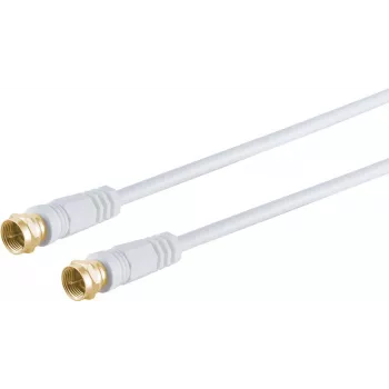 Coaxial Cable S/CONN 80095-G-128CP 5 m F-type White