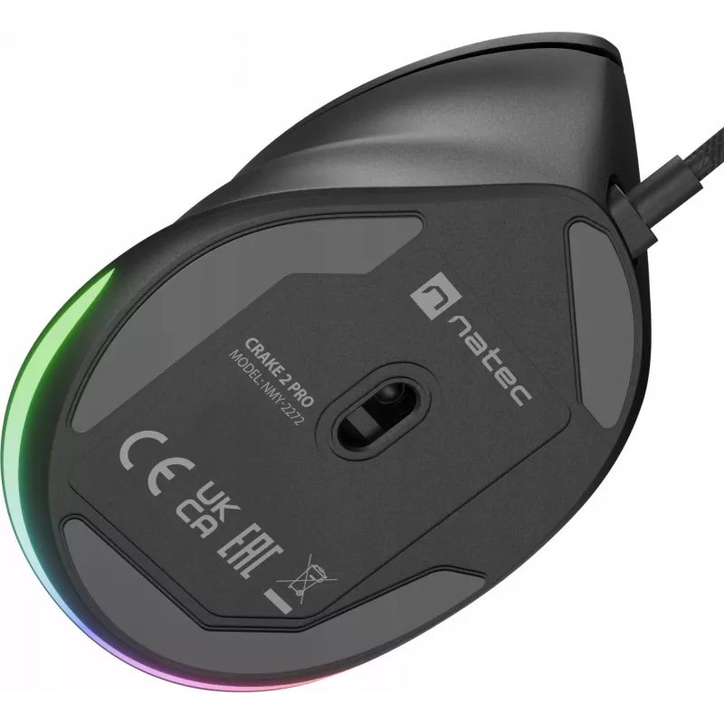 NATEC Crake 2 Pro mouse Universal Right-hand USB Type-A Optical 12800 DPI