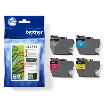 Brother LC422XLVALDR ink cartridge 4 pc(s) Original High (XL) Yield Black, Cyan, Magenta, Yellow