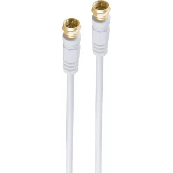 Coaxial Cable ShiverPeaks BS80098-G-128CP 10 m F White