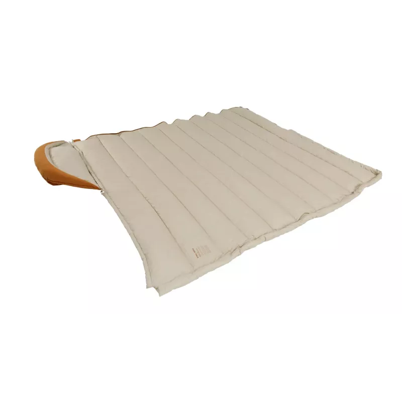 Sleeping bag Outwell 230506 semi-rectangular for adults, 2300×850 mm, max user height 195 cm, cotton/nylon/polyester (recycled), yellow