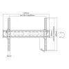 Mounting bracket SBOX PLB-2546T-2 for 37–80 inch displays, 45 kg capacity, 600×400 mm VESA