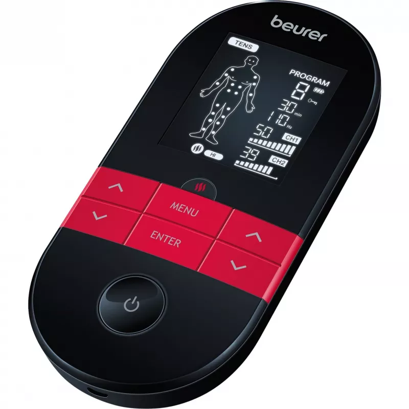 Beurer EM 59 Heat TENS/EMS electrostimulator - 64 programs, rechargeable battery