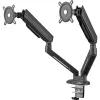 Universal Gaming Dual Monitor Arm (DM8210), Monitor Mount Grey, RGB